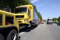 LKW in Boeschung A 3 Rich Frankfurt Hoehe Roesrath Lohmar P268